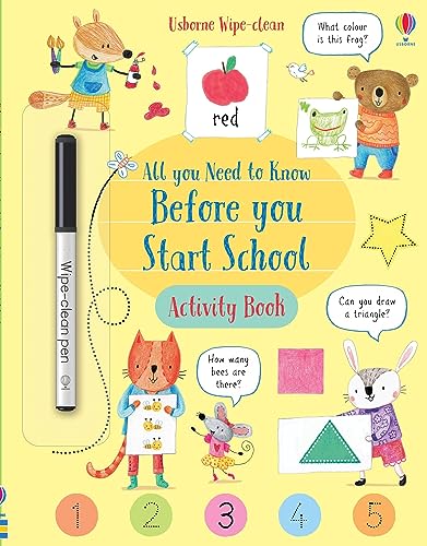 Wipe-Clean Need Know Before Start School