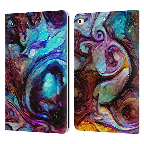 Étui iPad 9.7 cuir Cosmo18 Indigo Jupiter par Head Case Designs