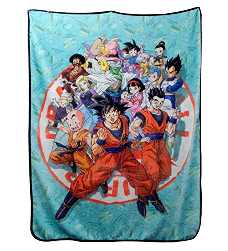 Just Funky Dragon Ball Super Bed Blanket (Dbs-Multi-Blue) #TOP8