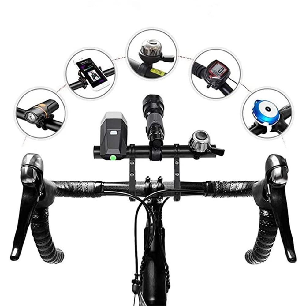 Porte Smartphone Vélo Extenseur De Guidon Vélo - Support Pour Téléphone Ou Accessoires, En Alliage Alu/carbone Accessoire Vélo GPS