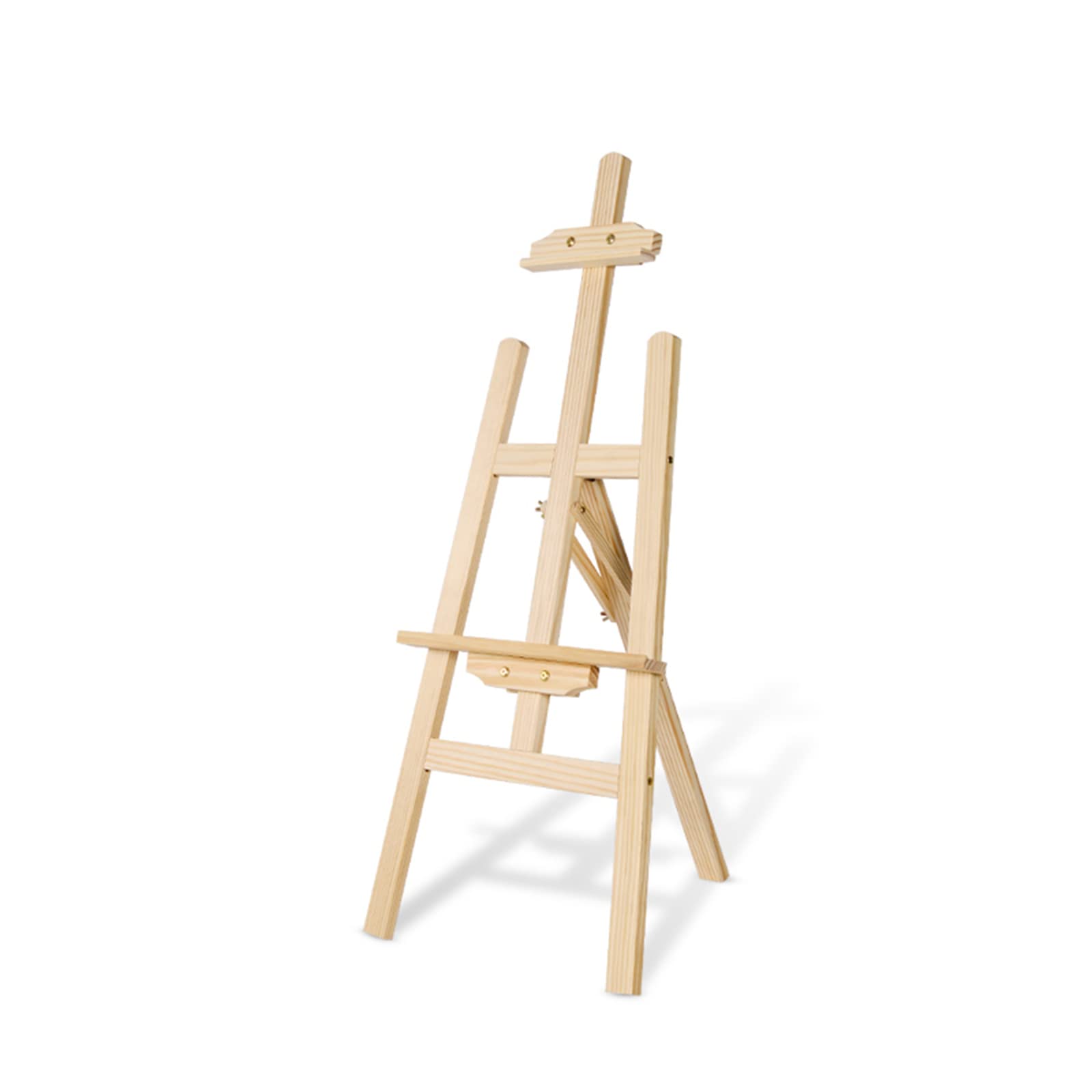 Klassische Künstlerstaffelei, 90 cm große Atelierstaffelei aus Holz mit A-Rahmen, zusammenklappbare/verstellbare Malstaffelei zum Präsentieren von Hochzeitsschildern und Postern
