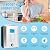 OUOQNUE Alkaline Water Ionizer Machine for Home, Hydrogen Rich Water Machine, pH 2.8-11 Acid Water Purifier, Water Filter Up to -800mV ORP, 10000 Liters Per Filter White