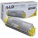 LD Compatible Toner Cartridge Replacement for Okidata C6150 High Yield 43865717 (Yellow)