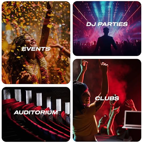 Image of DIGIMORE 2800W Portable Column Line-Array with 15 inch Powered Subwoofer | Bluetooth v5.4 & TWS | 4 DSP Modes | 2 XLR /6.35mm Input Ports | Ideal for DJ, Live Events & Performances (DCL-15W)