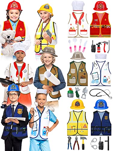 Hungdao 6 Sets Disfraces Infantiles para Niños 6-10 Años