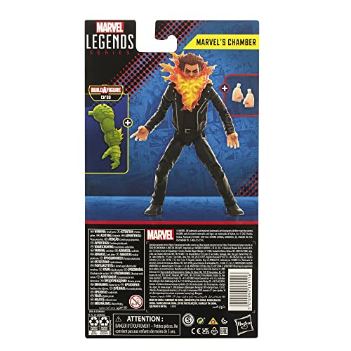 Marvel Hasbro Legends Series Chamber Generation X comics, X-Men Collectible 6 Inch Action Figure, Multicolor, Medium - Image 3