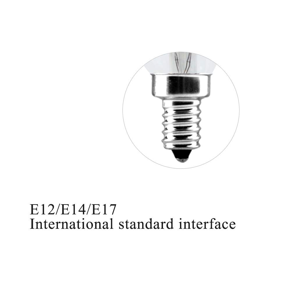 Luz del hogar 10 unids/lote bombilla LED tipo vela 2W 4W 6W C35 E12 E14 E17 lámpara de diodo LED filamento Retro Edison AC110V 220V bombilla de araña de alto Lumen(6W B Warm White E14 220V)