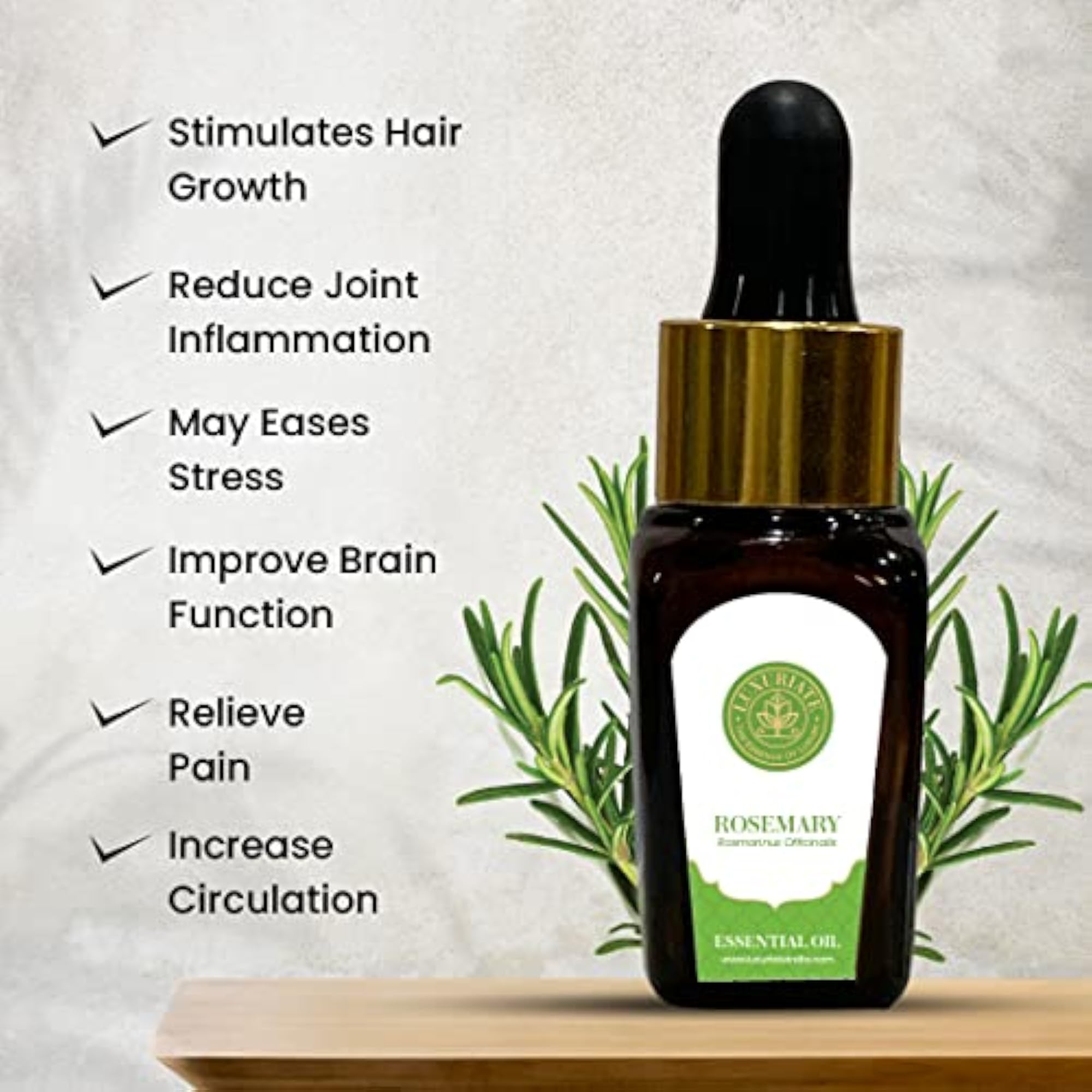 LUXURIATE 100% Pure Natural Essential Oil for Hair Growth