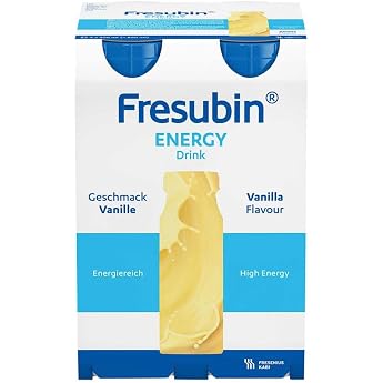 Fresenius Kabi FRESUBIN Energy drink Vanilla Water Bottle, 200 ML, 1er Pack (1 x 2.75 kg x 4)