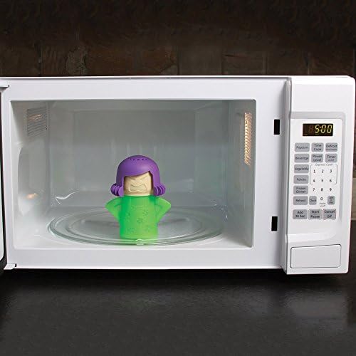 FOCCTS 1 pcs Microwave Cleaner Angry Mama Rapid Action Microwave Oven Steam Cleaner Kitchen Removes with Water and Vinegar, Microwave Steam Cleaner Kitchen Cleaner Tool