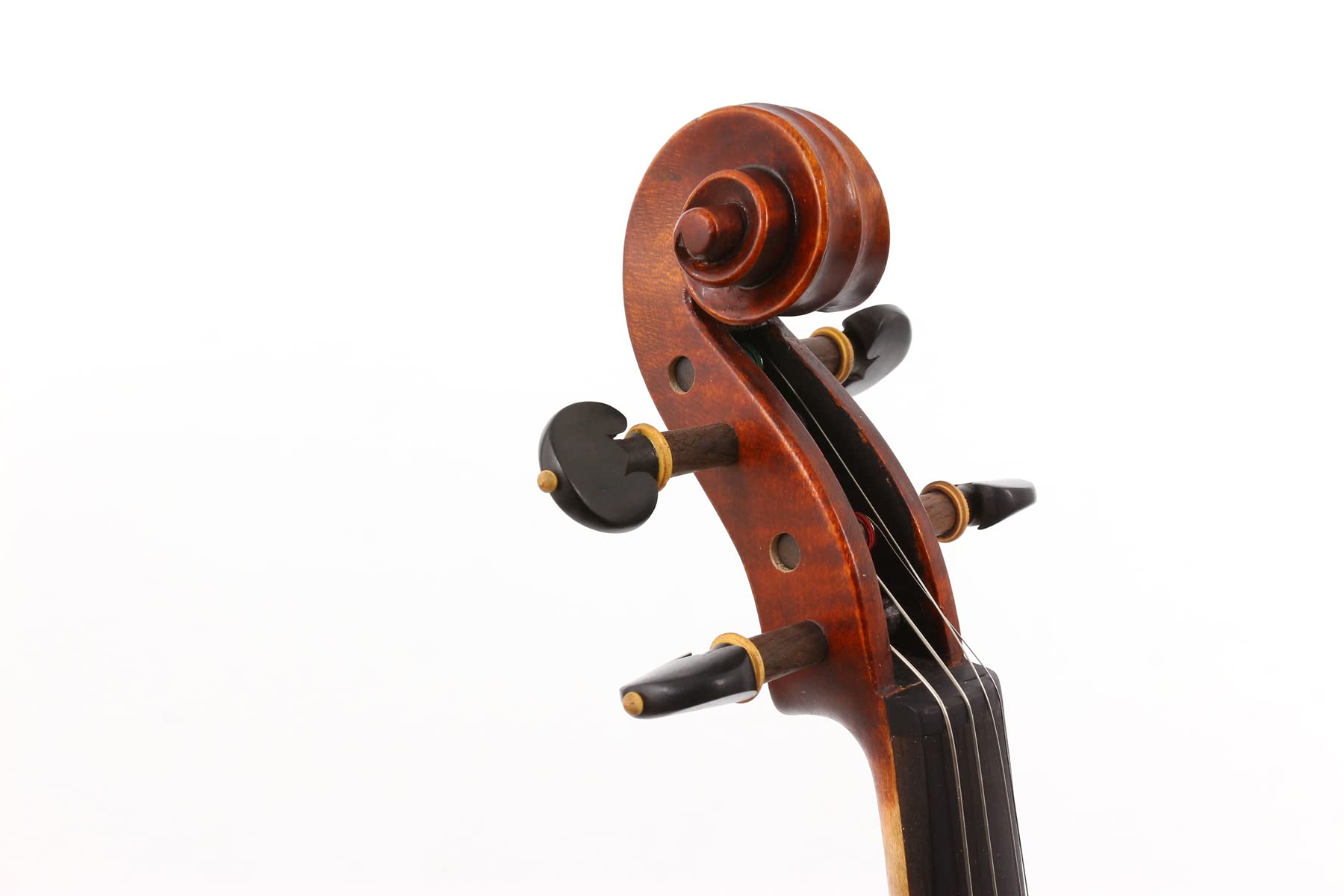 Yinfente Master 4/4 Violino Stradivari Modello Bel Suono - Fiamma Acero, Ebano - Con Caso Libero e Arco - Un Pezzo