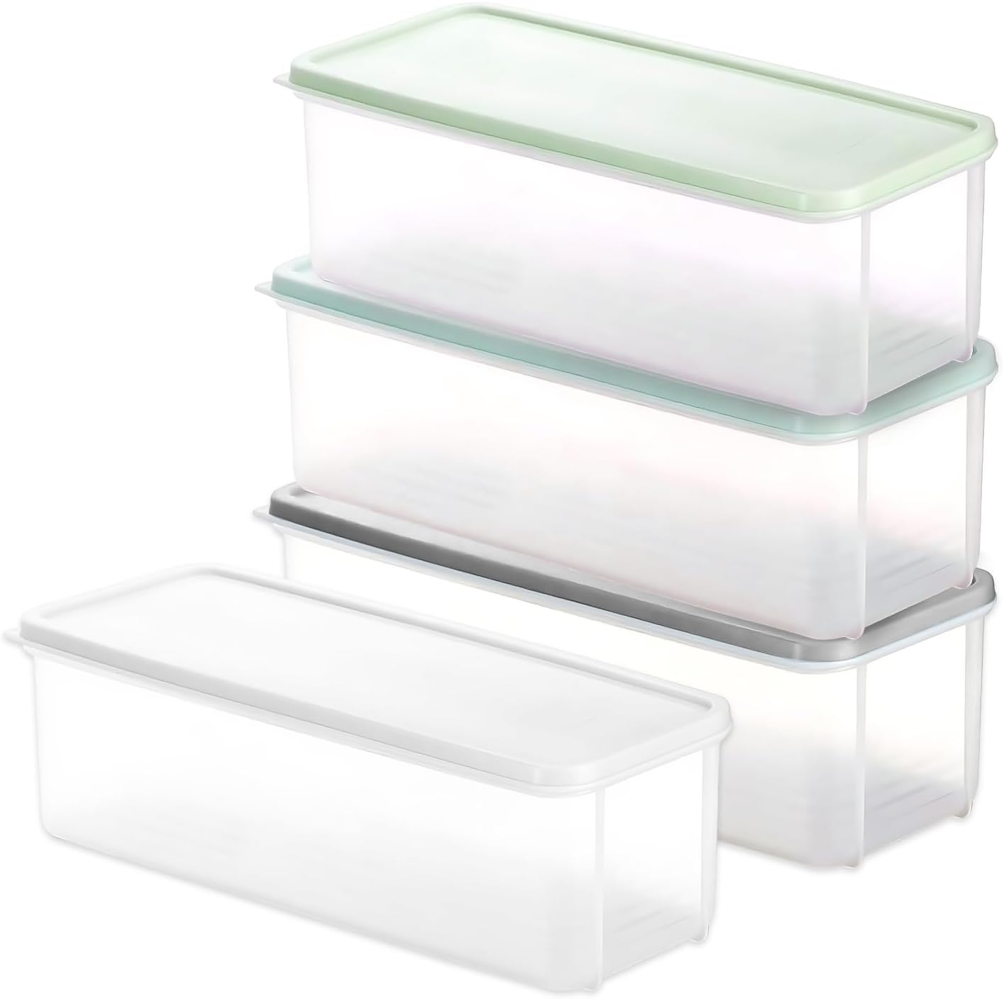 QESSUVNC 4 Pack Pasta Containers Pasta Jars Cereal Container Storage