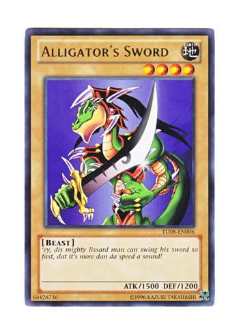 Amazon.co.jp: 遊戯王 英語版 TU08-EN006 Alligator's Sword
