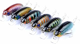 BESPORTBLE 6 Pcs saltwater lures saltwater fishing lures lures Artificial Fishing Lures bait mini set