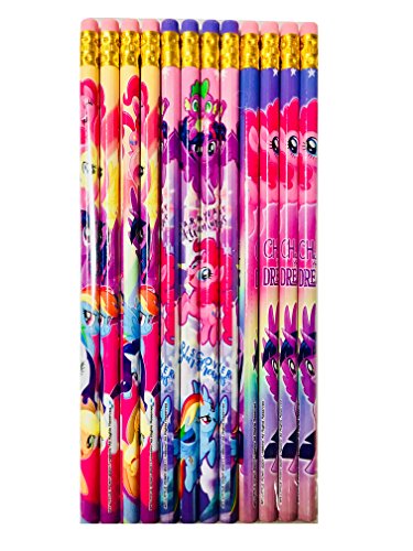 Hasbro MLP Pencil and Eraser 12 Pack