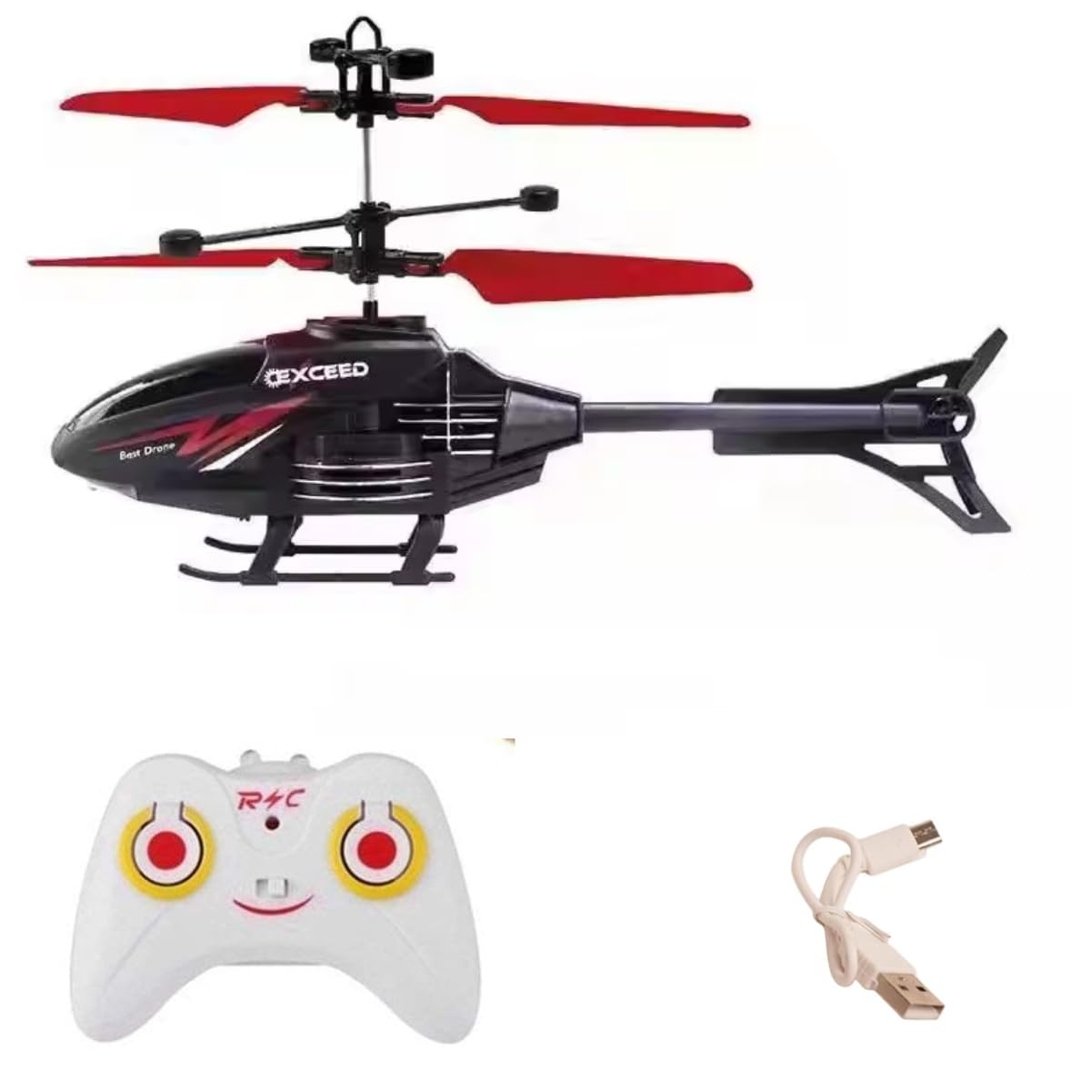 VRION® Palm Sensing Helicopter,Remote Control Helicopter for 6 + Years Boys Indoor and Outdoor Helicopter, Palm Sensing Helicopter with led Lights Remote Control Helicopter(Pack of 1) (Yellow) (B0DDL3PGM3) Amazon Price History, Amazon Price Tracker