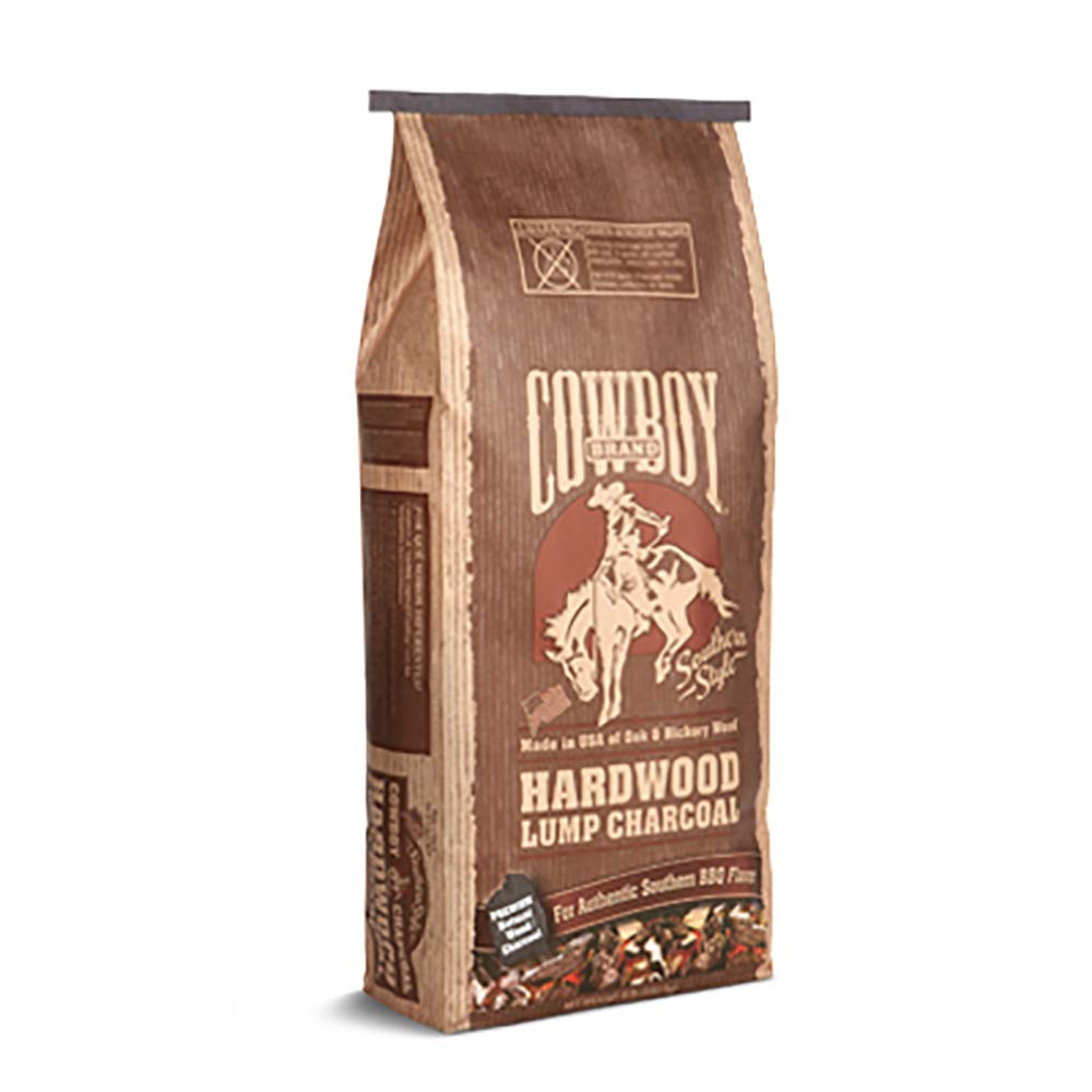 Cowboy 20LB All Natural Long Lasting Hardwood Lump Charcoal, 42 OFF