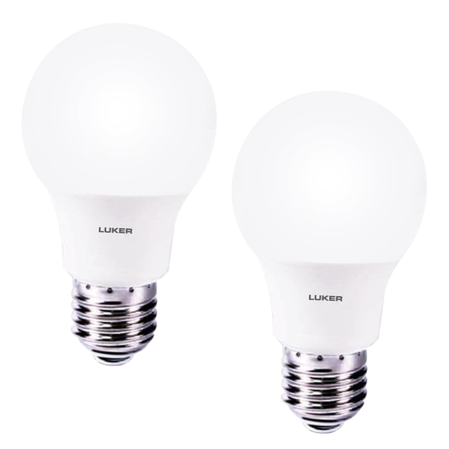 LUKER JVLuker 12W LED Bulb E2722 Base Energy Efficient 2 Star Light 120 Degree Wide Beam Coverage High CRI Surge Protection Lights for Home and Office, 1 Year Warranty (Pack of 2, White)-image-7