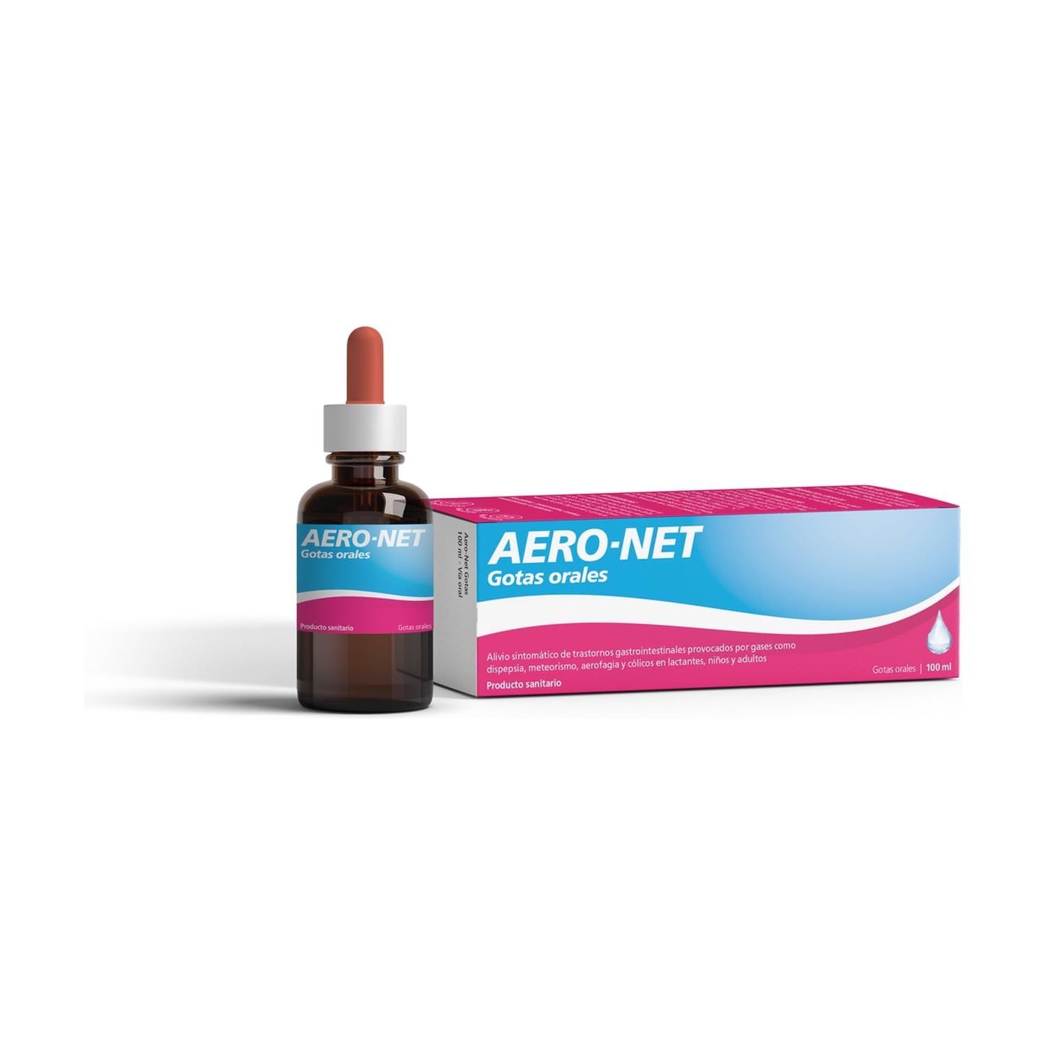 Gotas | Alivio gastrointestinal por gases | Sin conservantes, sin gluten, sin azúcares (100ml)