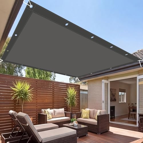 Voile d'ombrage imperméable 80x120 pour terrasse et balcon - 2