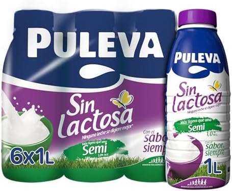 Puleva - Puleva Lactose-free Semi-skimmed Milk 1% M.G., Easy to D...