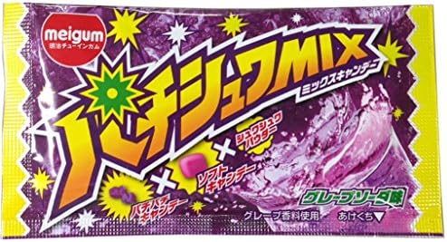 Meiji chewing gum Pachishuwa MIX grape soda 13gX15 bags