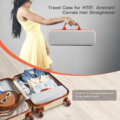 Estuche rígido para secador alisador Airstrait HT01 gris miniatura 4