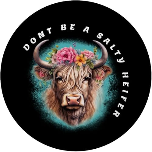 Miniatura 3 de Don't Be A Salty Heifer Please Hay Girl - PopSockets PopSockets estándar PopGrip