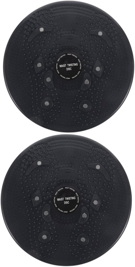 2pcs Waist Twisting Platform Small Indoor Fitness Machine Portable Core Ab Exercise Board for Home Use Female Twisting Equipment Slimming Sport Exercise Twist Boards