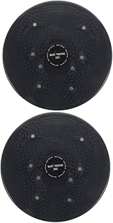 2pcs Waist Twisting Platform Small Indoor Fitness Machine Portable Core Ab Exercise Board for Home Use Female Twisting Equipment Slimming Sport Exercise Twist Boards