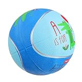 ibasenice 1 Stück Kind Kinder Bälle Cartoon Praktisch Gummi Entzückend Student Langlebig Basketball Spiele Ball Für Aufblasbare cm Pädagogische Kinder Baby Interessante Kleine Kind