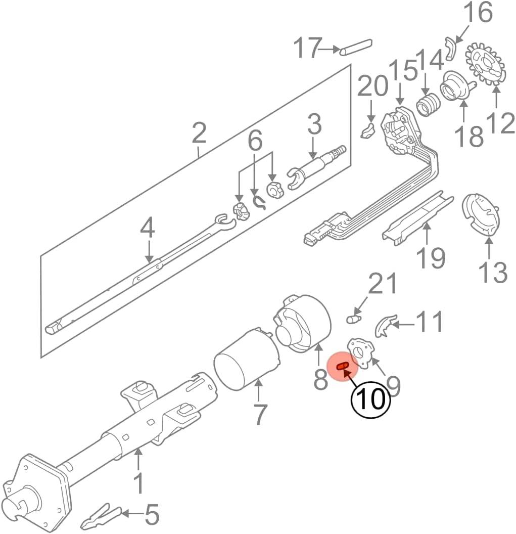Chevy GMC Tilt Column Automatic Shift Handle Spring GM (1982-2009) OE 7812853