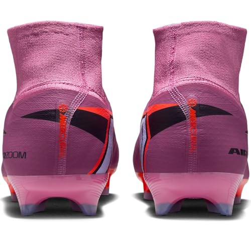 Nike Nike Mens Mercurial Superfly 10 Club High Top Firm Ground Football Boots, Magic Flamingo Black Total Crimson, 10