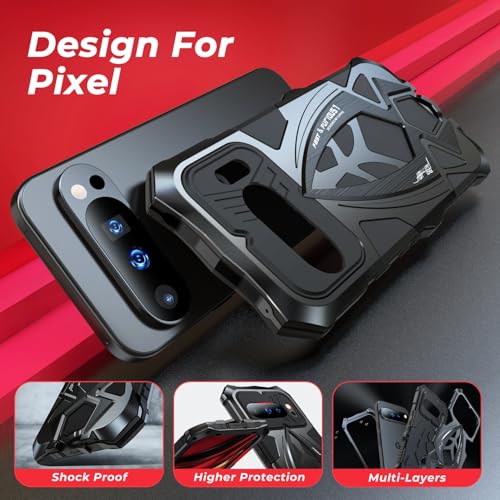 Coque Google Pixel 10 Pro antichoc avec cadre métal et grip stable