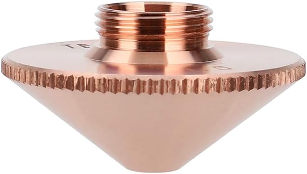 TEN-HIGH Laser Nozzle Single Layer for Fiber Laser Cutting Head, Dia.32mm, Height 15mm, Caliber 1.0mm, Conventional Type Laser Cutting Nozzle, 5 pcs/lot.