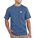 Carhartt Men's Maddock Pocket Short Sleeve T-Shirt, Tidal Blue Heather, Large