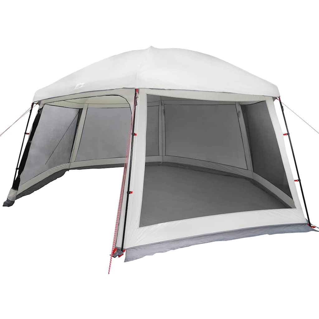 Tente Piscine Amovible Gris 618x pour Camping, Plein air, Plage et fête, léger, avec moustiquaire, Double Toit Amovible, idéale pour Camping