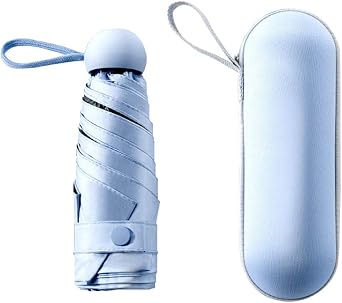 BSD Small & Portable Umbrella,Come With Box Mini Umbrella,Business School Umbrella,Gift Present,Pocket Anti-UV Umbrella,Golf Umbrella. Quiet blue