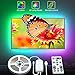 LED TV Backlights with Remote, Govee RGB LED Strip Lights USB Powered, 6.56ft Music Sync Lights for 40-60inch TV, 5050 LEDs, 20 Colors Changing Lights, 3M Tape and 5 Support Clips Included