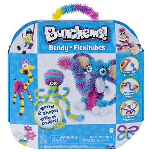 Bunchems - 6046471 - Jouet enfant - Loisirs Créatifs - Coffret Bendy Bunchems + 345 Bunchems