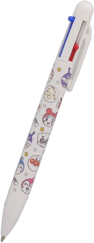 Sunstar Stationery Anpanman Smile Plus 3 Color Ballpoint Pen, 0.7mm, Face 6280010A