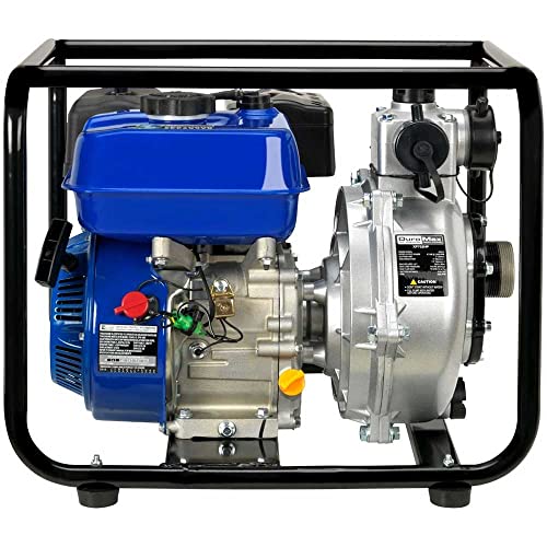 DuroMax XP702HP 208cc 7-HP 2-Inch 70-GPM Gas Powered High Pressure Water Pump, 50 State Approved, XP702HP, Blue - Image 5