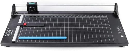 36-Inch Paper Cutter Precision Rotary Paper Trimmer Manual Photo Rolling Cutting Machine With Self-Sharpening Blades Automatic Clamp For Cutting Photo Paper, Film, Art Card Stock, Label #TOP4