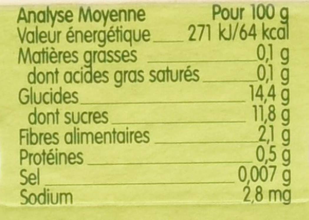 Blédina Les Récoltes Bio, Petits pots bébé Bio dès 4/6 Mois, Pommes Pruneaux, 2x130g (Packx12)
