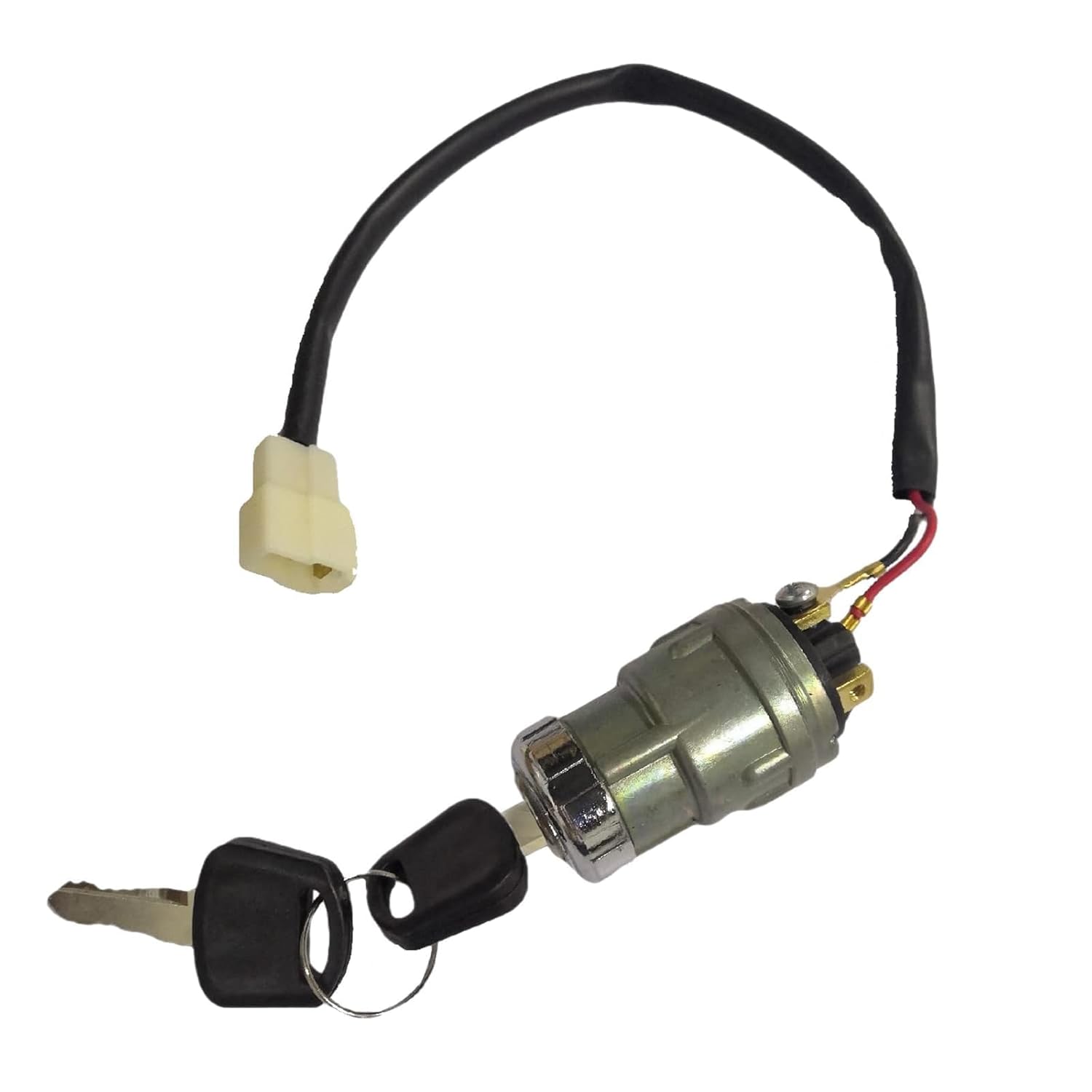 JOEEGO Ignition Starter Switch Assembly Compatible with Evolution Golf Carts, Replaces OEM# 2.04.0028