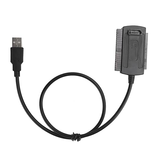 Zyyini Cable adaptador USB a IDE Disco Duro Unidad Óptica Serial Paralelo Puerto Línea de Conversión, Transmisión de Datos de Alta Velocidad, Plug