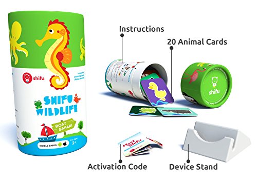 Image of Shifu Space : Solar System, Outer Space | 60 Flashcards | 4D Educational and Fun Augmented Reality B & Boat Safari - Ar Educational 4D Game for Toddlers, 20 Aquatic Animals Toy Gift for Kids Age 2+