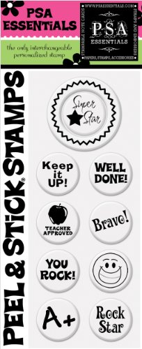 PSA Essentials Peel and Stick Stamps, Super Star