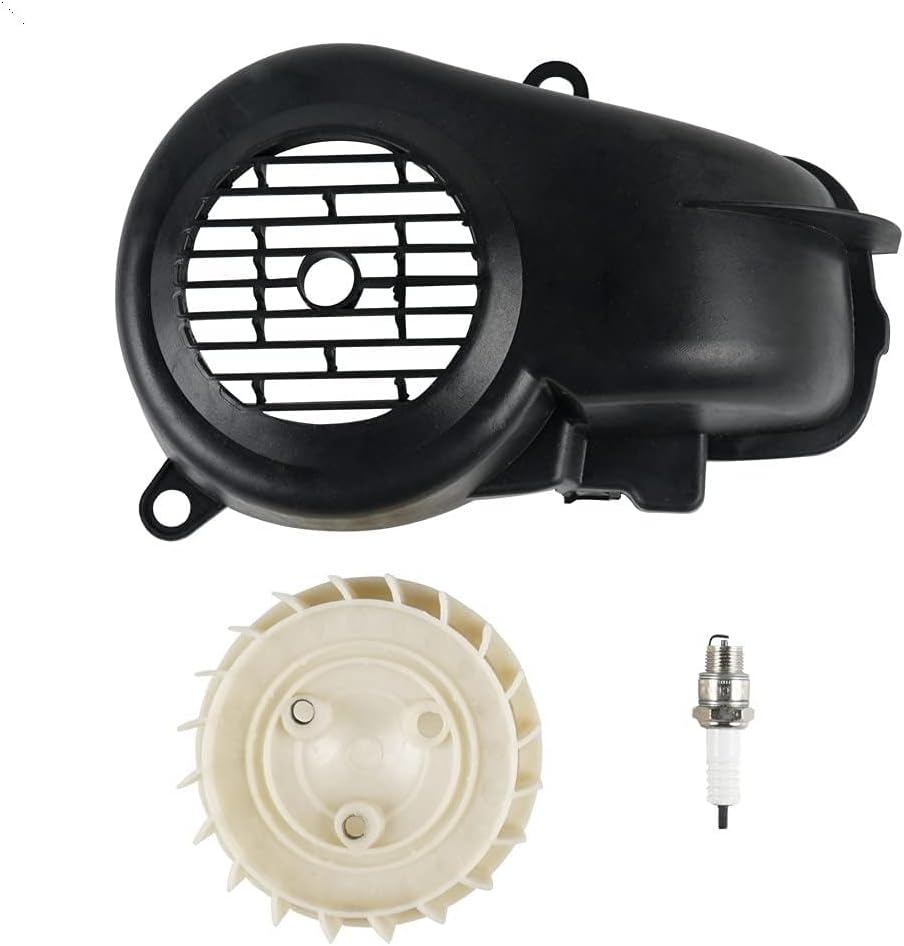 For Polaris Predator Sportsman Scrambler 90 Cc 2T ATV Air Cooling Fan Assembly For Yamaha Jog 90 Fan Shroud Cover W/CeXaoYg