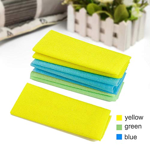 Long Leaf Exfoliating Bath Cloth Dual-Sided Exfoliating Nylon Bath Towel With Deep Clean & Invigorate Your Skin For Massaging Beauty Skin Bath Wash Towel(3 Pack) #TOP5
